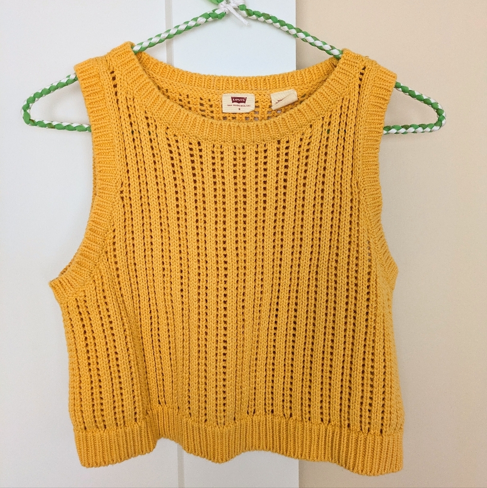 Levi's Baby Blue Sweater Vest - Size S